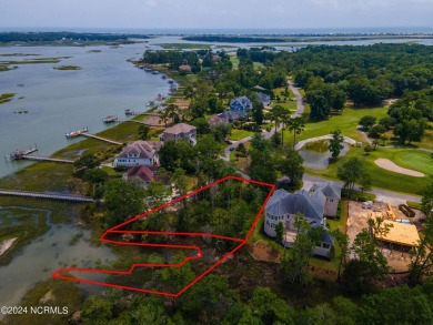 Excellent Opportunity To Seize A Waterfront Building & Dock Lot on Lockwood Folly Country Club in North Carolina - for sale on GolfHomes.com, golf home, golf lot