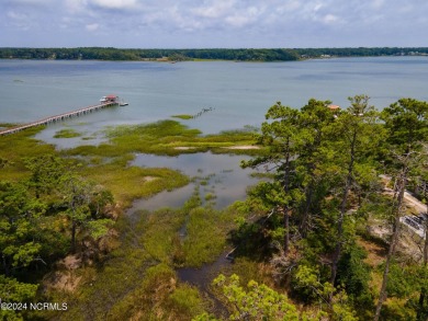 Excellent Opportunity To Seize A Waterfront Building & Dock Lot on Lockwood Folly Country Club in North Carolina - for sale on GolfHomes.com, golf home, golf lot