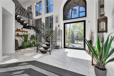 Country Club Hills... Reimagined perfection on the 11th fairway on TPC at Summerlin in Nevada - for sale on GolfHomes.com, golf home, golf lot