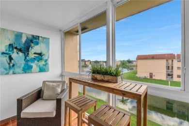 55+ Updated 2-bed/2-bath Condo W/ Full Impact Windows Front And on Sunrise Lakes Phase III in Florida - for sale on GolfHomes.com, golf home, golf lot