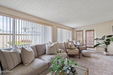 Beautifully updated townhome ideally located near all that Sun on Sun City South Golf Course in Arizona - for sale on GolfHomes.com, golf home, golf lot