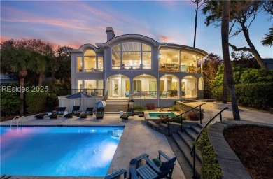 Oceanfront luxury meets island lifestyle in this 6BR/6.5BA on Palmetto Dunes Golf Course and Resort in South Carolina - for sale on GolfHomes.com, golf home, golf lot
