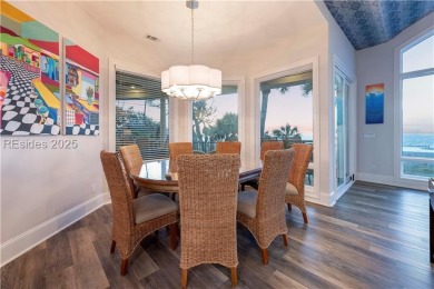 Oceanfront luxury meets island lifestyle in this 6BR/6.5BA on Palmetto Dunes Golf Course and Resort in South Carolina - for sale on GolfHomes.com, golf home, golf lot