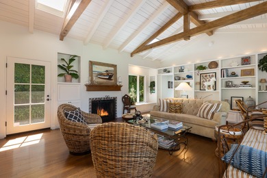 Private and serene vintage Spanish home in Hope Ranch with on La Cumbre Country Club in California - for sale on GolfHomes.com, golf home, golf lot