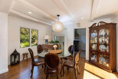 Private and serene vintage Spanish home in Hope Ranch with on La Cumbre Country Club in California - for sale on GolfHomes.com, golf home, golf lot
