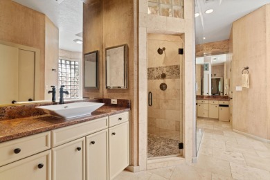 Bathed in natural light and framed by serene golf course and on Slick Rock Golf Course - Horseshoe Bay in Texas - for sale on GolfHomes.com, golf home, golf lot