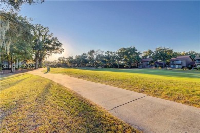 Tucked away in a serene setting on the Trent Jones Golf Course on Palmetto Dunes Golf Course and Resort in South Carolina - for sale on GolfHomes.com, golf home, golf lot