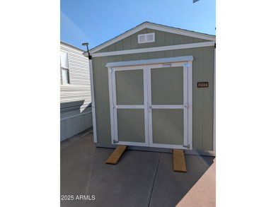 This is a great lot with a newer Tuff Shed with double doors and on 3 Parks Fairways in Arizona - for sale on GolfHomes.com, golf home, golf lot