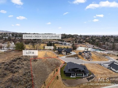 This exceptional new development borders the iconic Crane Creek on Crane Creek Country Club in Idaho - for sale on GolfHomes.com, golf home, golf lot