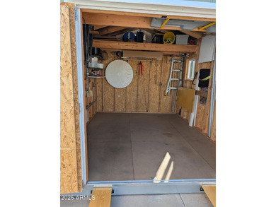 This is a great lot with a newer Tuff Shed with double doors and on 3 Parks Fairways in Arizona - for sale on GolfHomes.com, golf home, golf lot