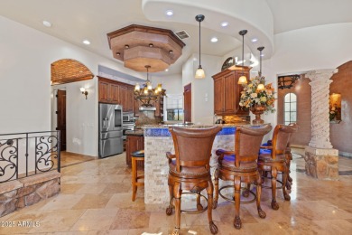 Tuscan charm meets desert living in this stunning 4 bed, 4.5 on Estrella Mountain Ranch Golf Course in Arizona - for sale on GolfHomes.com, golf home, golf lot
