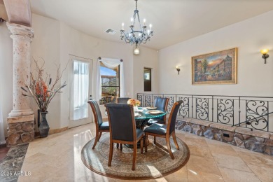 Tuscan charm meets desert living in this stunning 4 bed, 4.5 on Estrella Mountain Ranch Golf Course in Arizona - for sale on GolfHomes.com, golf home, golf lot