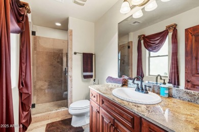 Tuscan charm meets desert living in this stunning 4 bed, 4.5 on Estrella Mountain Ranch Golf Course in Arizona - for sale on GolfHomes.com, golf home, golf lot