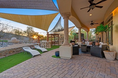 Tuscan charm meets desert living in this stunning 4 bed, 4.5 on Estrella Mountain Ranch Golf Course in Arizona - for sale on GolfHomes.com, golf home, golf lot