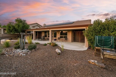 This stunning desert home with separate casita plus a den on Saddlebrooke Golf Course in Arizona - for sale on GolfHomes.com, golf home, golf lot