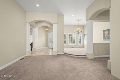 This custom built 4 bed / 4 bath home is nestled at the end of a on Wolf Run Golf Club in Nevada - for sale on GolfHomes.com, golf home, golf lot