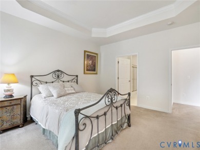 FIRST FLOOR PRIMARY BEDROOM...CHECK! MAINTENANCE FREE LIVING on The Tradition Golf Club At Royal New Kent in Virginia - for sale on GolfHomes.com, golf home, golf lot