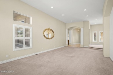 This custom built 4 bed / 4 bath home is nestled at the end of a on Wolf Run Golf Club in Nevada - for sale on GolfHomes.com, golf home, golf lot
