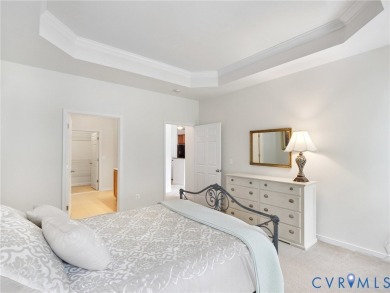 FIRST FLOOR PRIMARY BEDROOM...CHECK! MAINTENANCE FREE LIVING on The Tradition Golf Club At Royal New Kent in Virginia - for sale on GolfHomes.com, golf home, golf lot
