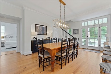 Coastal-chic golf cottage in the private, gated golf community on Berkeley Hall Golf Club in South Carolina - for sale on GolfHomes.com, golf home, golf lot