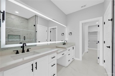 Step into modern comfort with this beautifully designed on Los Lagos Golf Club in Texas - for sale on GolfHomes.com, golf home, golf lot