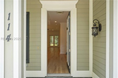 This spacious Lowcountry home in Riverton Pointe offers an open on Hampton Pointe Golf Course in South Carolina - for sale on GolfHomes.com, golf home, golf lot