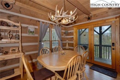 Fully Furnished Log Cabin in Beech Mountain - Turnkey Mountain on Beech Mountain Club in North Carolina - for sale on GolfHomes.com, golf home, golf lot