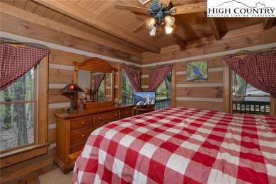 Fully Furnished Log Cabin in Beech Mountain - Turnkey Mountain on Beech Mountain Club in North Carolina - for sale on GolfHomes.com, golf home, golf lot