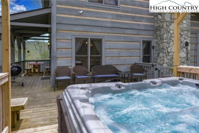 Fully Furnished Log Cabin in Beech Mountain - Turnkey Mountain on Beech Mountain Club in North Carolina - for sale on GolfHomes.com, golf home, golf lot