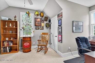 This stunning Creekside home offers front-row views of the on Crow Creek Golf Club in North Carolina - for sale on GolfHomes.com, golf home, golf lot