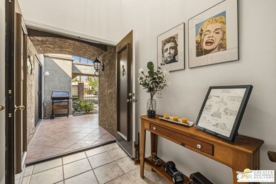 Framed by mountain VIEWS and set along a wide par 5 fairway on Cathedral Canyon Golf and Tennis Club in California - for sale on GolfHomes.com, golf home, golf lot