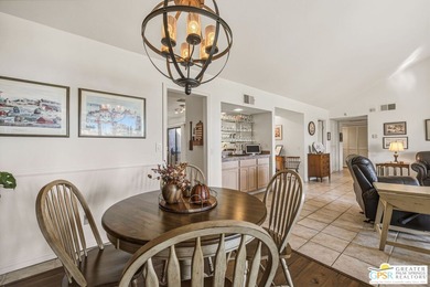 Framed by mountain VIEWS and set along a wide par 5 fairway on Cathedral Canyon Golf and Tennis Club in California - for sale on GolfHomes.com, golf home, golf lot