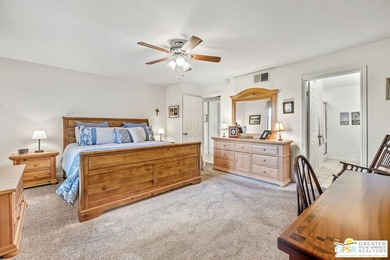 Wow! Framed by mountain views and set along a wide par 5 fairway on Cathedral Canyon Golf and Tennis Club in California - for sale on GolfHomes.com, golf home, golf lot