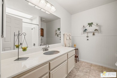 Wow! Framed by mountain views and set along a wide par 5 fairway on Cathedral Canyon Golf and Tennis Club in California - for sale on GolfHomes.com, golf home, golf lot