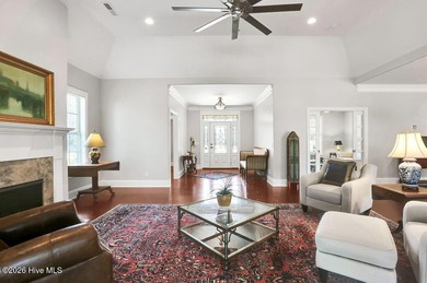 Quality and beauty combine in this elegant home located in the on Compass Pointe Golf Course in North Carolina - for sale on GolfHomes.com, golf home, golf lot