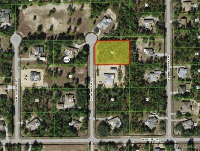 Build your dream home on this beautiful 1.02-acre lot, located on Pine Ridge Community Golf and Country Club in Florida - for sale on GolfHomes.com, golf home, golf lot