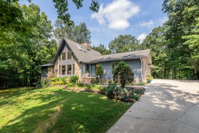 Beautiful home nestled among mature trees giving just enough on Emory Golf and Country Club in Tennessee - for sale on GolfHomes.com, golf home, golf lot