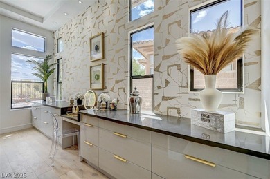 Luxuriate in the only 4000 sq ft SINGLE STORY Lake Las Vegas on Reflection Bay Golf Club in Nevada - for sale on GolfHomes.com, golf home, golf lot