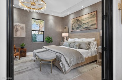 Luxuriate in the only 4000 sq ft SINGLE STORY Lake Las Vegas on Reflection Bay Golf Club in Nevada - for sale on GolfHomes.com, golf home, golf lot