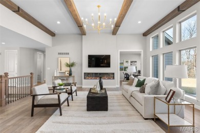 Fischer and Frichtel proudly present luxury new home on Country Club of St Albans in Missouri - for sale on GolfHomes.com, golf home, golf lot