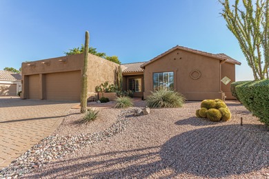 Custom single-level home located in a cul-de-sac on the golf on Red Mountain Ranch Country Club in Arizona - for sale on GolfHomes.com, golf home, golf lot