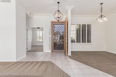 Custom single-level home located in a cul-de-sac on the golf on Red Mountain Ranch Country Club in Arizona - for sale on GolfHomes.com, golf home, golf lot