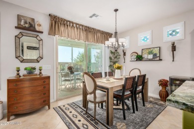 Custom lead glass entry sets the tone for this stunning duet on  in Arizona - for sale on GolfHomes.com, golf home, golf lot