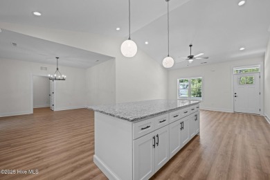The Nautilus Floor Plan by Treweek Construction is a raised on Harbour Point Golf Club in North Carolina - for sale on GolfHomes.com, golf home, golf lot