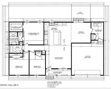 The Nautilus Floor Plan by Treweek Construction is a raised on Harbour Point Golf Club in North Carolina - for sale on GolfHomes.com, golf home, golf lot