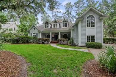 Classic Lowcountry home, situated on over 1 acre is set back 300 on Callawassie Island Club in South Carolina - for sale on GolfHomes.com, golf home, golf lot