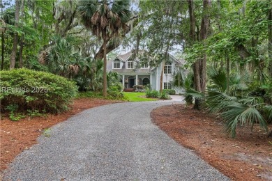 Classic Lowcountry home, situated on over 1 acre is set back 300 on Callawassie Island Club in South Carolina - for sale on GolfHomes.com, golf home, golf lot