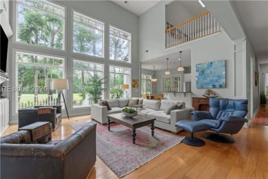 Classic Lowcountry home, situated on over 1 acre is set back 300 on Callawassie Island Club in South Carolina - for sale on GolfHomes.com, golf home, golf lot