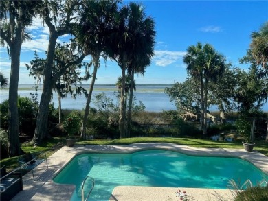 THIS FANTASTIC HOME HAS SPECTACULAR RIVER AND MARSH VIEWS!!! It on Oak Grove Island Golf and Country Club in Georgia - for sale on GolfHomes.com, golf home, golf lot