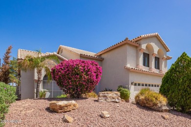 Welcome to this stunning Tuscan-style home on a premium lot with on The Legend at Arrowhead in Arizona - for sale on GolfHomes.com, golf home, golf lot